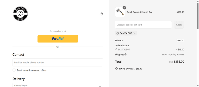 15% Off on Handcrafted Tools - Save with Verified Coupon